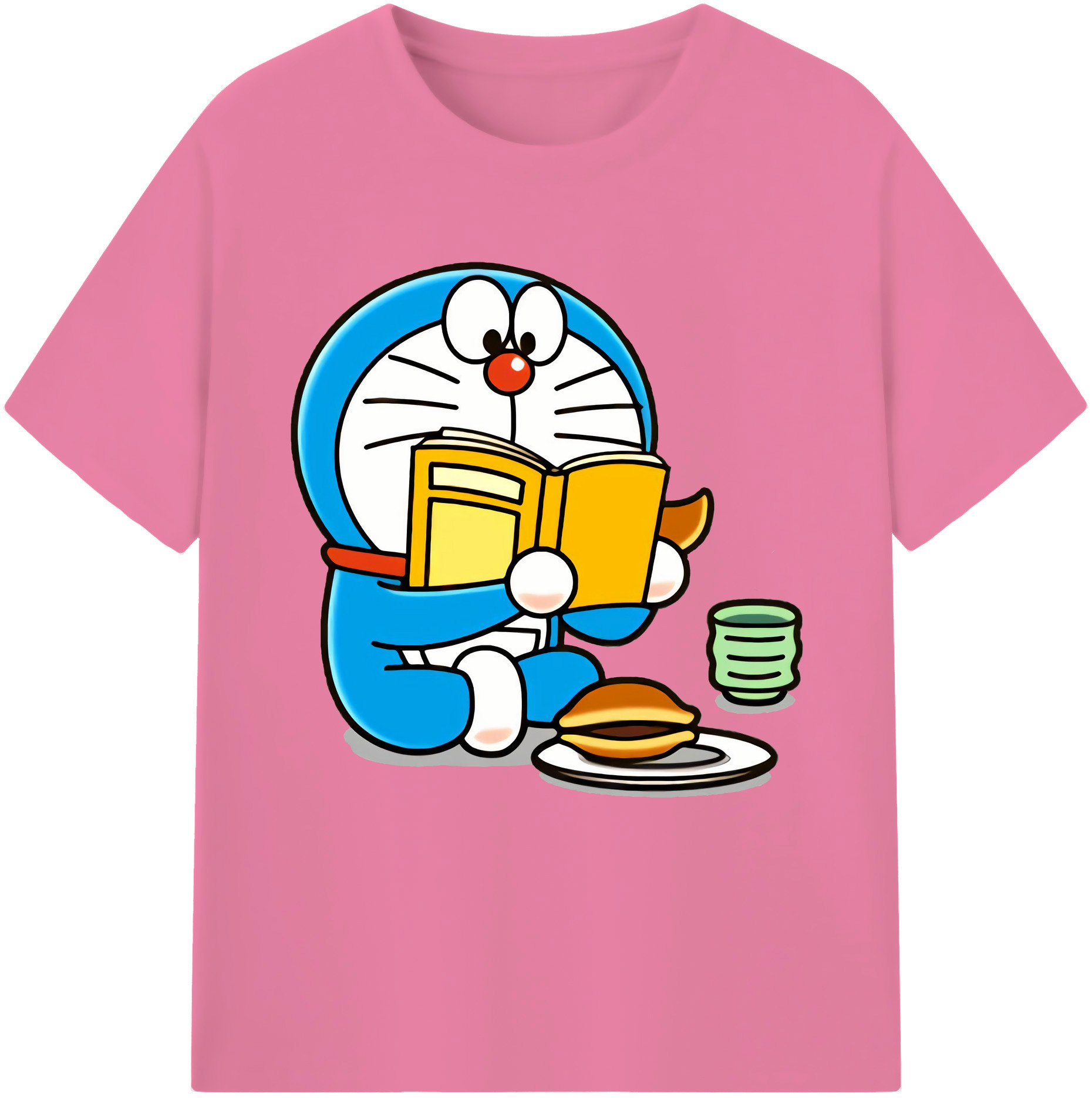 （画像用） ドラえもん Doraemon 綿100％半袖Tシャツ（フロントプリント）
